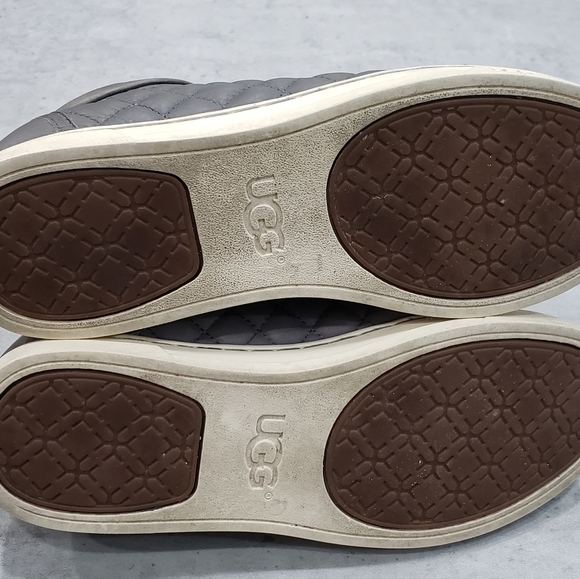 Ugg Jemma Quilted Slip-on Leather Sneakers - Picture 5 of 10